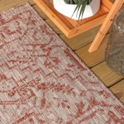 Estrella Bohemian Inspired Medallion Textured Weave Indoor/Outdoor Area Rug - JONATHAN Y -Adesso Store GUEST 000c3e33 3cce 4a77 aa6b e7104241fd79