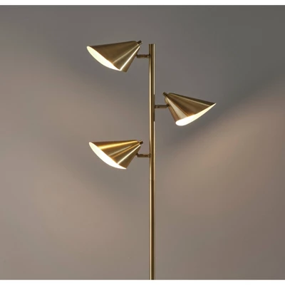 Hawthorne Tree Lamp Antique Brass - Adesso 4 Hawthorne Tree Lamp Antique Brass - Adesso - Image 4