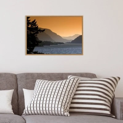 23" X 16" Scenic View Of The Columbia River Gorge By David Frazier Danita Delimont Framed Canvas Wall Art - Amanti Art 7 23" X 16" Scenic View Of The Columbia River Gorge By David Frazier Danita Delimont Framed Canvas Wall Art - Amanti Art - Image 7
