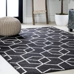 Tumbling Blocks Modern Geometric Area Rug - JONATHAN Y -Adesso Store GUEST 0489445f 1514 44cd bd3b 66312466ff86