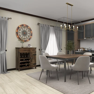 Wood Scroll Arabesque Wall Decor With Metal Fleur De Lis Relief Brown - Olivia & May 16 Wood Scroll Arabesque Wall Decor With Metal Fleur De Lis Relief Brown - Olivia & May - Image 16