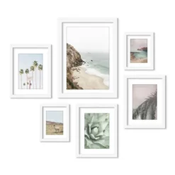 (Set Of 6) Framed Prints Gallery Wall Art Set California Coast By Sisi And Seb - Americanflat -Adesso Store GUEST 065e8cac 2e68 407f 898a 3dc6cc0d40bf