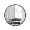 18" Hub Decorative Wall Mirror Black - Umbra