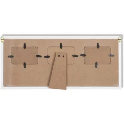 Wood Sonogram Picture Photo Frame For 3 Ultrasound Keepsake 2.5"x3.75" Photo Tabletop / Wall, White 17"x7.5"x0.5" -Adesso Store GUEST 0b622ddb 3b6d 4947 bb9f a9b3b1ad0c85