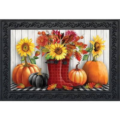 Fall Boots Doormat 30" X 18" Indoor Outdoor Briarwood Lane 1 Fall Boots Doormat 30" X 18" Indoor Outdoor Briarwood Lane