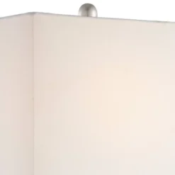 360 Lighting Connie Modern Table Lamps 25" High Set Of 2 White Faux Marble With USB Charging Ports Rectangular Shade For Living Room Office Desk House -Adesso Store GUEST 0e01b676 a535 4578 b4cd 02cbc8b9233b