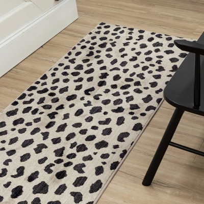 Daffodil Leopard Print Woven Rug - Threshold™ 9 Daffodil Leopard Print Woven Rug - Threshold™ - Image 9