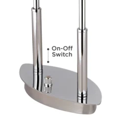 Possini Euro Design Charles Street Modern Desk Lamp 23" High Chrome Satin Nickel Frosted Slump Glass Shade For Bedroom Living Room Bedside Nightstand 11 Possini Euro Design Charles Street Modern Desk Lamp 23" High Chrome Satin Nickel Frosted Slump Glass Shade For Bedroom Living Room Bedside Nightstand -Adesso Store GUEST 10dff3e6 babf 4595 a29a 0f9e4c77d985