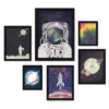 (Set Of 6) Framed Prints Gallery Wall Art Set Outer Space Astronaut By Tracie Andrews - Americanflat