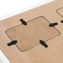 Wood Sonogram Picture Photo Frame For 3 Ultrasound Keepsake 2.5"x3.75" Photo Tabletop / Wall, White 17"x7.5"x0.5" -Adesso Store GUEST 12c4c07b 1b4e 4457 959d 87a638beddde