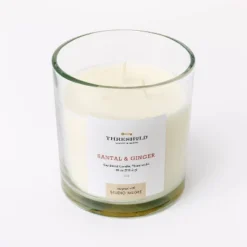 Clear Glass Santal & Ginger Candle White - Threshold™ Designed With Studio McGee -Adesso Store GUEST 133d9fdf 67f9 454f bb07 36d647d7b08b