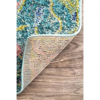 NuLOOM Santos Floral Medallion Area Rug 3 NuLOOM Santos Floral Medallion Area Rug - Image 3