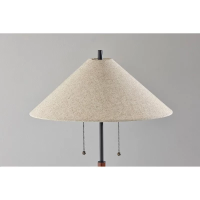 Palmer Natural Table Lamp Black - Adesso 2 Palmer Natural Table Lamp Black - Adesso - Image 2