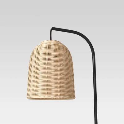 Addison Rattan Table Lamp Brown - Threshold™ 3 Addison Rattan Table Lamp Brown - Threshold™ - Image 3