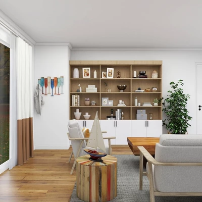 Metal Paddle Indoor Outdoor Distressed Oar Shaped 8 Hooks Wall Hook - Olivia & May 4 Metal Paddle Indoor Outdoor Distressed Oar Shaped 8 Hooks Wall Hook - Olivia & May - Image 4