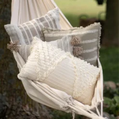 White Cotton With Polyester Fill 14x22 Hand Woven Pillow - Foreside Home & Garden -Adesso Store GUEST 1baa43bb 05c2 4125 95b1 eb2ec2908937