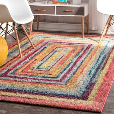 Hargis Labyrinth Area Rug - NuLOOM 1 Hargis Labyrinth Area Rug - NuLOOM