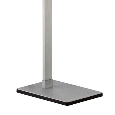 Possini Euro Design Bentley Modern Task Floor Lamp 61" Tall Silver LED Touch On Off Adjustable Head For Living Room Reading Bedroom Office House Home 4 Possini Euro Design Bentley Modern Task Floor Lamp 61" Tall Silver LED Touch On Off Adjustable Head For Living Room Reading Bedroom Office House Home - Image 4