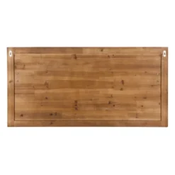 46.1" X 26" Wall Shelf With 5 Hooks White/Brown - Uniek -Adesso Store GUEST 1f76ca82 1c01 488d 87ca cb9d1dfd8229