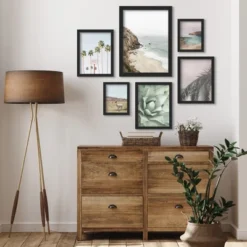 (Set Of 6) Framed Prints Gallery Wall Art Set California Coast By Sisi And Seb - Americanflat -Adesso Store GUEST 1fe08e1e 0ebe 48e7 9f3d 2d02da7da39a