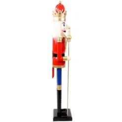 Sunnydaze Decor Sunnydaze Arnold The Strong Indoor Decorative Traditional Christmas Wooden Nutcracker Statue, 48-Inch -Adesso Store GUEST 2021ab07 3100 462a a453 087604845442