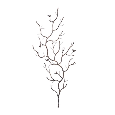 Farmhouse Metal Bird Wall Decor Brown - Olivia & May 4 Farmhouse Metal Bird Wall Decor Brown - Olivia & May - Image 4