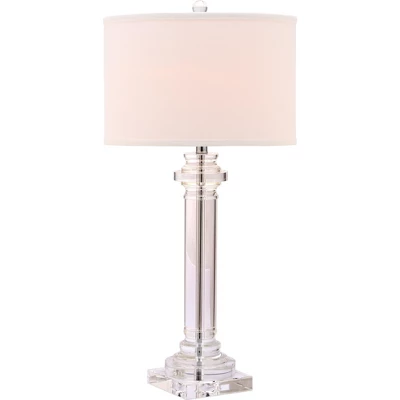 30" Nina Crystal Column Lamp Clear (Includes CFL Light Bulb) - Safavieh 3 30" Nina Crystal Column Lamp Clear (Includes CFL Light Bulb) - Safavieh - Image 3