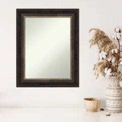 24" X 30" Non-Beveled Varied Black Wall Mirror - Amanti Art -Adesso Store GUEST 24218cb4 a986 4ae1 b28d ce158594d8b7
