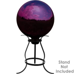 Sunnydaze Decor Sunnydaze Indoor/Outdoor Reflective Mirrored Surface Garden Gazing Globe Ball With Stemmed Bottom And Rubber Cap - 10" Diameter -Adesso Store GUEST 24fbd93c 6fb9 4f7d a1e3 151af48c7a9d
