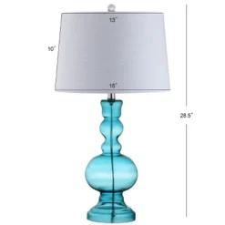28.5" (Set Of 2) Genie Glass Table Lamps (Includes LED Light Bulb) - JONATHAN Y -Adesso Store GUEST 29de0b44 f5d0 46c3 9945 550a8f1fcb9c