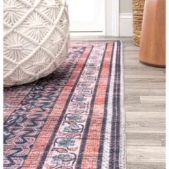 Dalyan Geometric Medallions Washable Area Rug - JONATHAN Y -Adesso Store GUEST 2ad829ad fb84 406e 868a 370f923193f8
