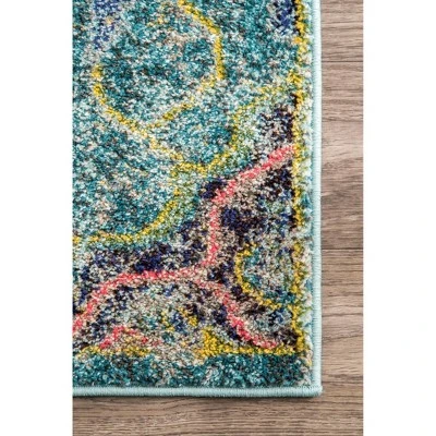 NuLOOM Santos Floral Medallion Area Rug 2 NuLOOM Santos Floral Medallion Area Rug - Image 2