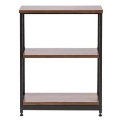 IRIS Wood And Metal Shelf Brown/Black