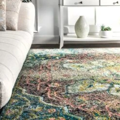 NuLOOM Santos Floral Medallion Area Rug 10 NuLOOM Santos Floral Medallion Area Rug -Adesso Store GUEST 2ca4e736 4773 44dc 8803 f13208991e30