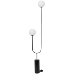 2-Light 73" X 16" Marble Orb Floor Lamp With Marble Base - Olivia & May -Adesso Store GUEST 2d76bf06 8399 4d6a bbf8 5efa0d94faae