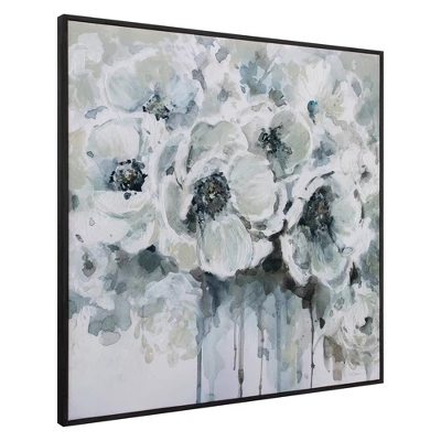 35" X 35" Quiet Moments By Carol Robinson Wrapped Framed Wall Art Canvas Painting - Fine Art Canvas 3 35" X 35" Quiet Moments By Carol Robinson Wrapped Framed Wall Art Canvas Painting - Fine Art Canvas - Image 3