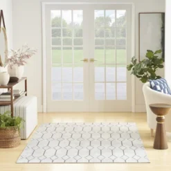 Nicole Curtis Machine Washable Series 1 Modern Trellis Indoor Rug -Adesso Store GUEST 2ebb3684 13ef 4686 a690 4af99d9194f9