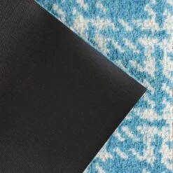 2'x3' ColorStar Hook Knit Door Mat Teal - Bungalow Flooring -Adesso Store GUEST 2f92835c de24 4299 a3c3 e03ba90773db