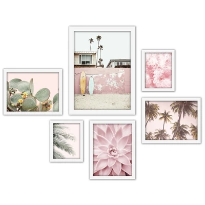(Set Of 6) Framed Prints Gallery Wall Art Set Southwest Beach Photography By Sisi And Seb - Americanflat 1 (Set Of 6) Framed Prints Gallery Wall Art Set Southwest Beach Photography By Sisi And Seb - Americanflat