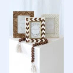 Mansour Chevron 4X6 Picture Frame - Multicolored - Shiraleah 3 Mansour Chevron 4X6 Picture Frame - Multicolored - Shiraleah -Adesso Store GUEST 305fd7aa 1b5b 46f1 b38f 2fdb5d358f52