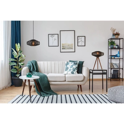 7" Kingston Pendant Ceiling Light Black - Adesso 7 7" Kingston Pendant Ceiling Light Black - Adesso - Image 7