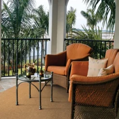 Keaton Basket Weave Patio Rug -Adesso Store GUEST 33d115e6 7efe 49c0 89a1 d05acb59ba2b