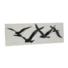 Metal Bird Wall Decor Black - Olivia & May