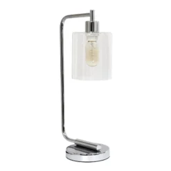 Modern Iron Desk Lamp With Glass Shade - Lalia Home -Adesso Store GUEST 380746bd ac58 4714 bb23 42a36cfac7a8