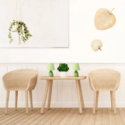 9.45" 2pk Petite Ceramic Oblong Bedside Table Desk Lamps With Matching Tapered Drum Shade Green - Creekwood Home -Adesso Store GUEST 3b240395 c2f9 4fbd a683 83e11850ae03