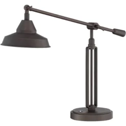 Franklin Iron Works Turnbuckle Rustic Farmhouse Desk Lamp 25" High Oil Rubbed Bronze With USB Charging Port LED Adjustable Metal Shade For Bedroom 15 Franklin Iron Works Turnbuckle Rustic Farmhouse Desk Lamp 25" High Oil Rubbed Bronze With USB Charging Port LED Adjustable Metal Shade For Bedroom -Adesso Store GUEST 3ecb5d12 0b70 48f1 bf69 d4c7f77275a1
