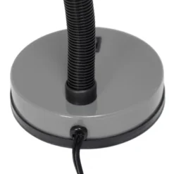 14.25" Traditional Fundamental Metal Desk Task Lamp And Bowl Shaped Shade With Flexi Gooseneck Gray - Creekwood Home -Adesso Store GUEST 4253e476 61b5 4b14 b556 1df37a1f8270