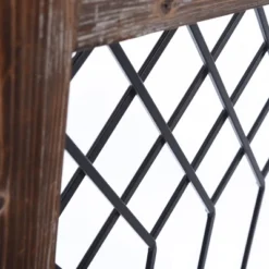 Wood Framed Metal Grate Wall Decor Brown - StyleCraft -Adesso Store GUEST 430e73d5 5df5 4502 9263 af7feb9ae778