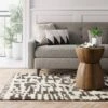 Jutland Geo Moroccan Hand Tufted Shag Area Rug Gray - Project 62™