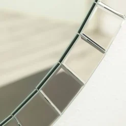 Tori Round Wall Mirror Silver - Abbyson Living -Adesso Store GUEST 444e0f53 d013 4c47 a5d0 1b0edb10e190